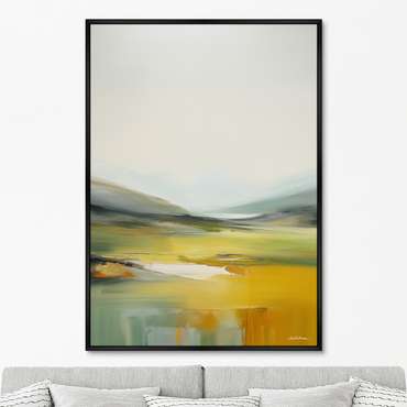 Репродукция картины Landscape collection, Meadows, No 1, 2024г.