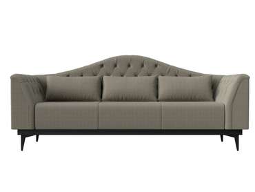 Прямой диван-кровать Флорида серо-бежевого цвета