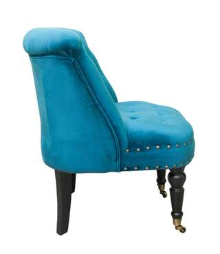 Низкое кресло Aviana blue velvet