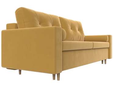 Прямой диван-кровать Белфаст желтого цвета