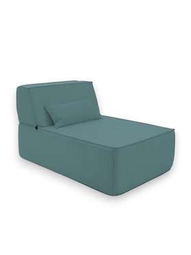 Бескаркасная оттоманка Клайд бирюзового цвета