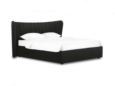 Кровать Queen Agata Lux 160х200 черного цвета
