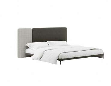 Кровать Licata 200х200 композиция 1 серого цвета