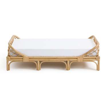 Кровать из ротанга Katsuki 70 x 140 см бежевый