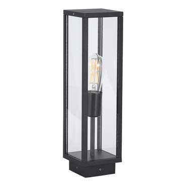 Светильник напольный ST-Luce темно-серый/прозрачный E27 1*15W GROSS