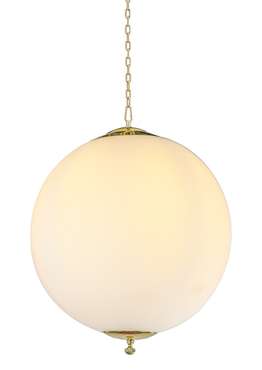 Подвесной светильник Ball с плафоном белого цвета