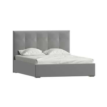 Кровать Harmony 200х200 с подъёмным механизмом серого цвета
