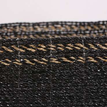 Корзина плетеная Olive Black 42х43 из натурального бананового волокна