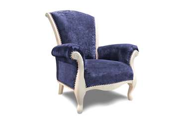 Кресло Грация синего цвета