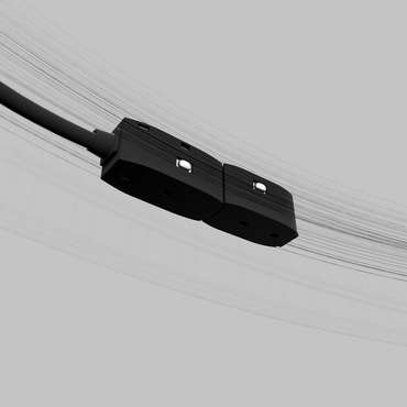 Ввод питания радиусного шинопровода (черный) 85162/00 Slim Magnetic
