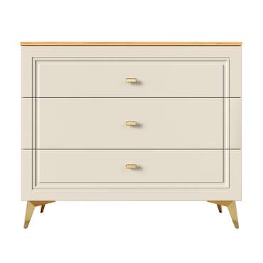 Комод Вега Сапфир бежевого цвета