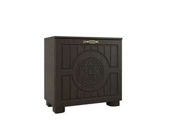Комплект мебели для прихожей Монблан темно-коричневого цвета