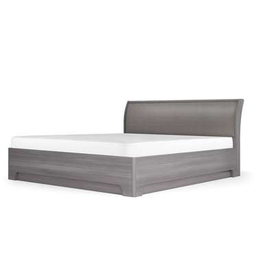 Кровать Парма Нео-3 140х200 серо-коричневого цвета с подъемным механизмом