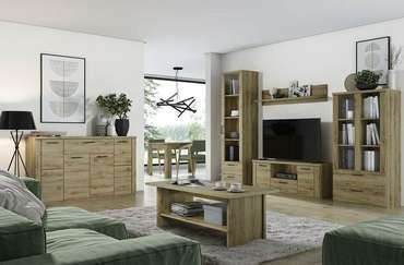 Комод Doorset бежевого цвета