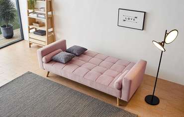 Диван-кровать Scandinavia розового цвета