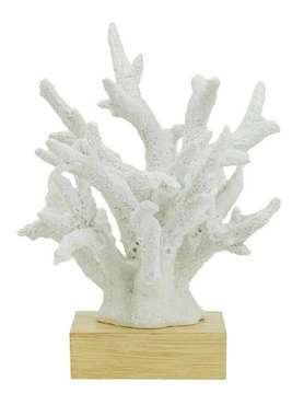 Декор настольный Коралл белого цвета