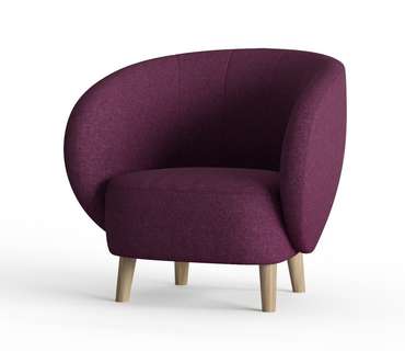 Кресло Чарльз фиолетового цвета