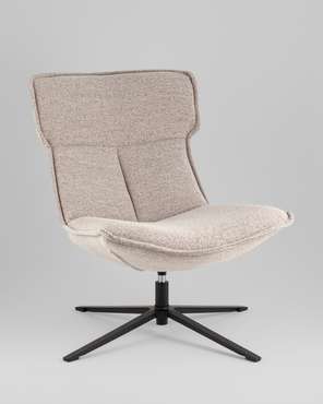 Кресло лаунж Sway серо-бежевого цвета