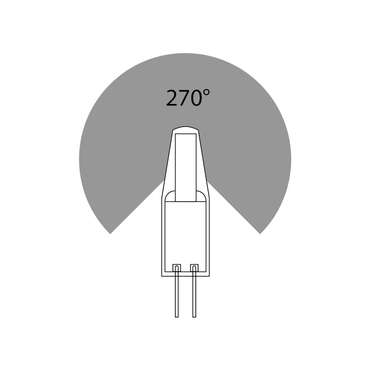 Светодиодная лампа Arte Lamp LUGO Капсульная 1.5W 150Lm 3000К G4 A0415-3K