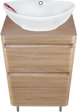 Мебель для ванной Атлантика бежевого цвета