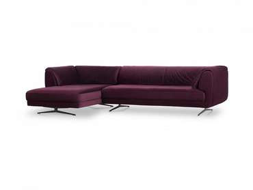 Угловой диван Marsala фиолетового цвета