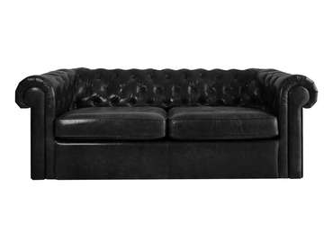 Диван Chesterfield с обивкой из натуральной кожи