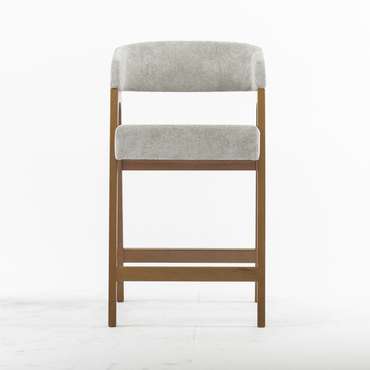 Барный стул Берн серо-бежевого цвета