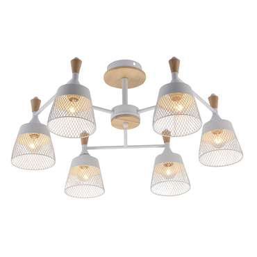 Люстра SF3386/6C-WT-WD LAURENS