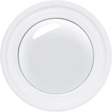 Зеркало сферическое Convex белого цвета