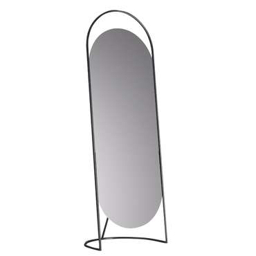 Напольное зеркало Queen 54х165 в металлической раме черного цвета