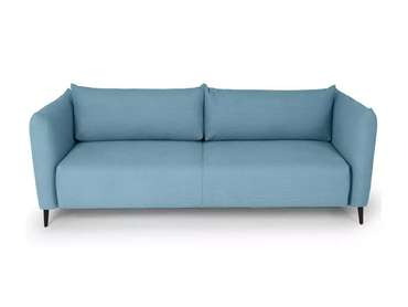 Диван-кровать Menfi голубого цвета с металлическими ножками