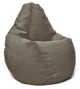 Кресло мешок Груша Maserrati 10 L коричневого цвета