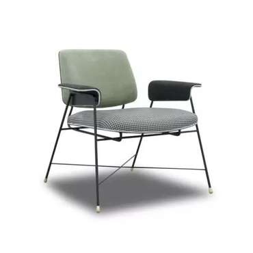Кресло Bauhaus с зеленой спинкой