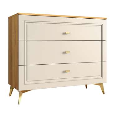 Комод Вега Сапфир бежевого цвета