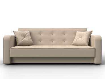 Диван-кровать Тур бежевого цвета (экокожа)