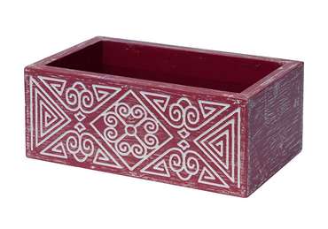 Ящик Papua Ruby красного цвета