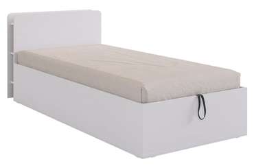 Кровать Юниор 90х200 см молочного цвета без основания