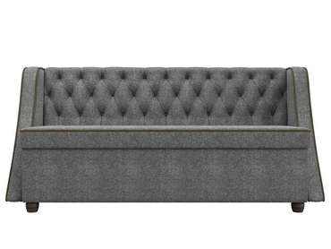 Кухонный прямой диван Лофт серого цвета