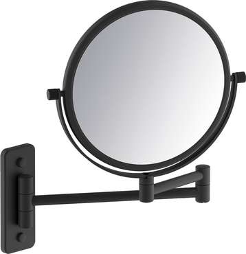 Настенное зеркало Saona в раме черного цвета
