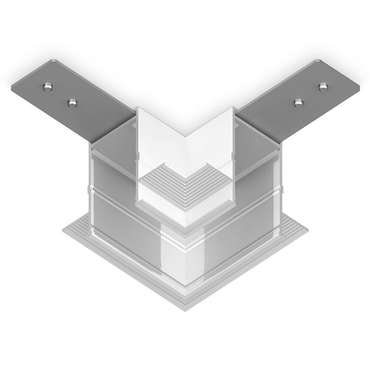 Соединитель угловой Ambrella Magnetic 220V GL1039