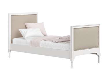 Кровать Elit 90х200 бело-бежевого цвета