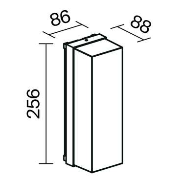 Настенный светильник (бра) Outdoor O450WL-01GF Conf Outdoor