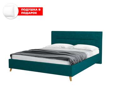 Кровать Briva 140х200 темно-зеленого цвета с подъемным механизмом