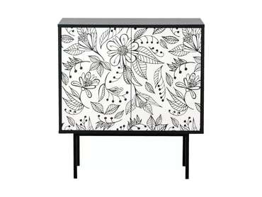 Комод Boho с черно-белым фасадом