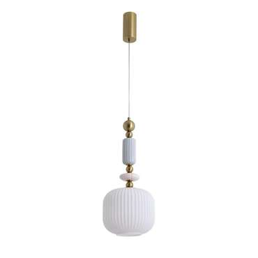 Подвесной светильник Lumion Alegra 8334/1 бронза/белый, металл/керамика/стекло E27 40W 220V