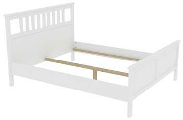 Кровать Кантри 160х200 белого цвета
