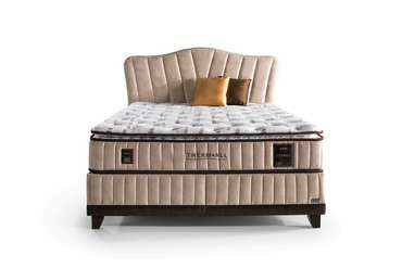 Кровать Thermall 160х200 бежевого цвета с подъёмным механизмом