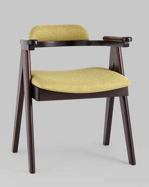 Набор из двух стульев Olav оливкового цвета