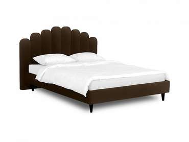 Кровать Queen II Sharlotta L 160х200 темно-коричневого цвета 