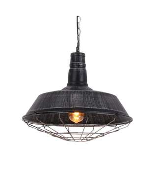 Подвесной светильник Arigio L черно-серого цвета